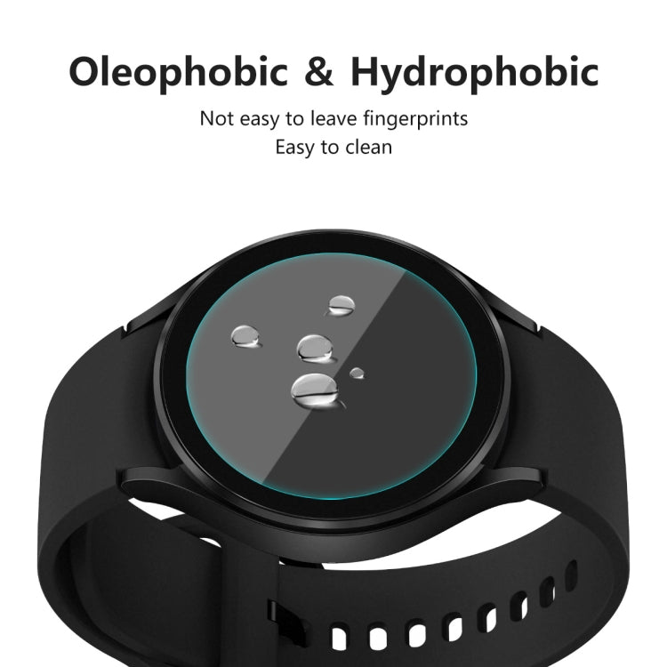 For Samsung Galaxy Watch4 44mm ENKAY Hat-Prince 0.2mm 9H 2.15D Curved Edge Tempered Glass Screen Protector Watch Film, 1 PCS, 2 PCS, 5 PCS, 10 PCS