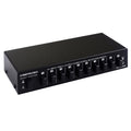 B059 10 In 2 Out / 2 In 10 Out 2-Way RCA Switch Audio Frequency Signal Select Shift Device Loudspeaker Box, B059