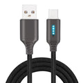 Type-c Intelligent automatic Power cut-off Cable for Zinc Alloy in Light-emitting Data Line