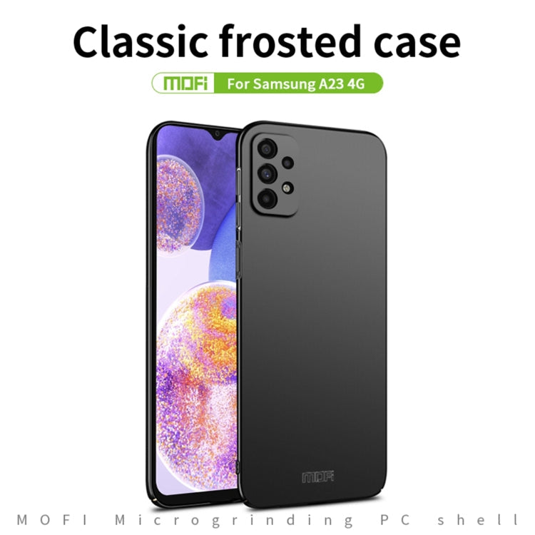 MOFI Frosted PC Ultra-thin Hard Case, For Samsung Galaxy A23 4G, For Xiaomi Redmi 10A