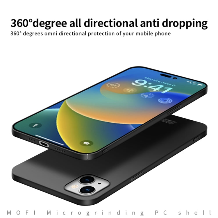 MOFI Frosted PC Ultra-thin Hard Case, For iPhone 14, For iPhone 14 Plus, For iPhone 14 Pro, For iPhone 14 Pro Max