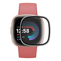For Fitbit Versa 4 / Sense 2 ENKAY 3D Full Coverage Soft PC Edge + PMMA HD Screen Protector Film, 1 PCS, 2 PCS, 5 PCS, 10 PCS
