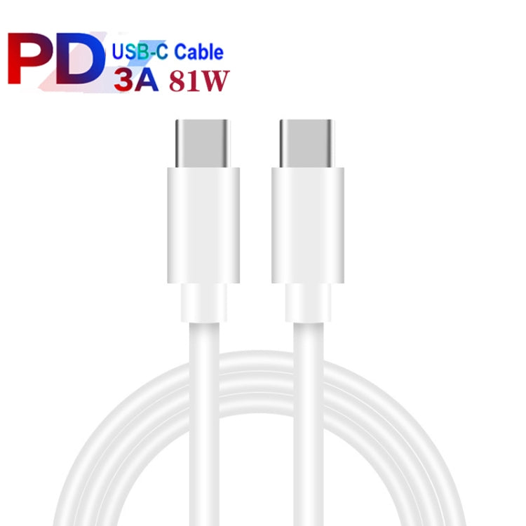 38W PD20W  QC3.0 USB Car Charger with Type-C to Type-C Data Cable, Length: 1m(Black)