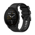 22mm Horizontal Texture Silicone Watch Band with Removal Tool, For Garmin Forerunner 955, For Garmin Forerunner 945, For Garmin Forerunner 935