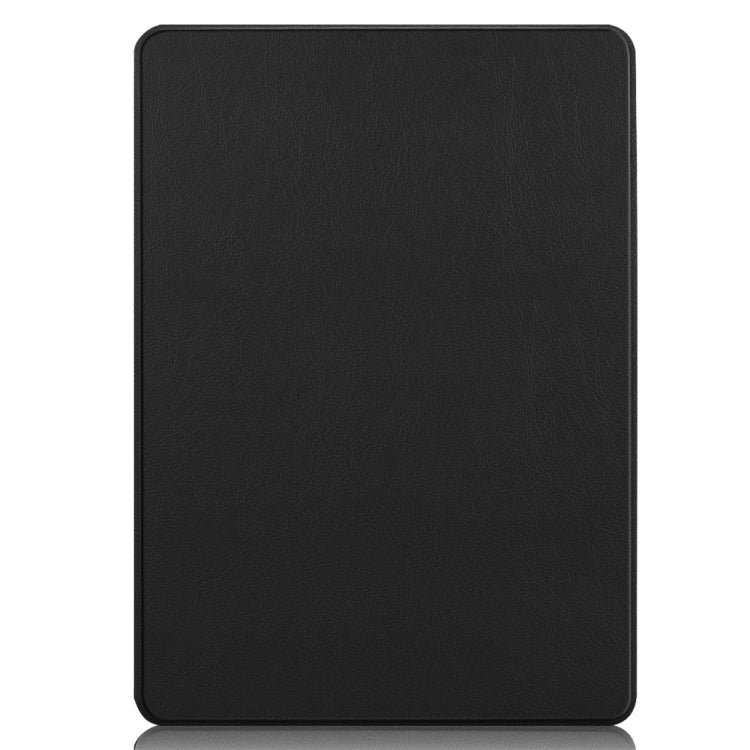 For Microsoft Surface Pro 9 JUNSUNMAY Custer Solid Color 3-Fold Stand Leather Tablet Case