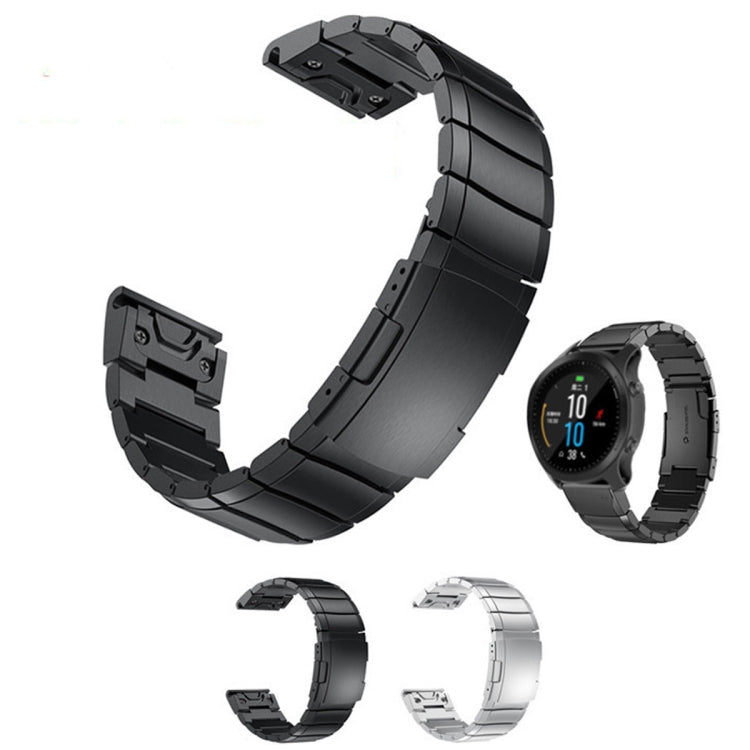 26mm Tortoise Shell Stainless Steel Watch Band, For Garmin Fenix 7X, For Garmin Enduro 2, For Garmin Tactix 7, For Garmin Tactix 7 Pro, For Garmin Fenix 7X Solar, For Garmin Tactix Delta, For Garmin Enduro, For Garmin Fenix 6X, For Garmin Fenix 6X Pro ...