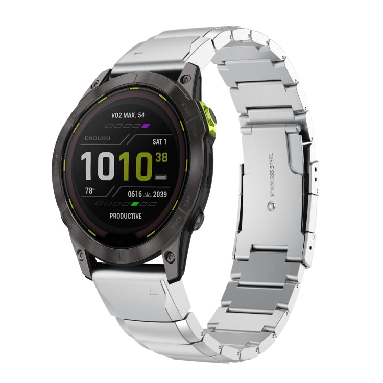 26mm Tortoise Shell Stainless Steel Watch Band, For Garmin Fenix 7X, For Garmin Enduro 2, For Garmin Tactix 7, For Garmin Tactix 7 Pro, For Garmin Fenix 7X Solar, For Garmin Tactix Delta, For Garmin Enduro, For Garmin Fenix 6X, For Garmin Fenix 6X Pro ...