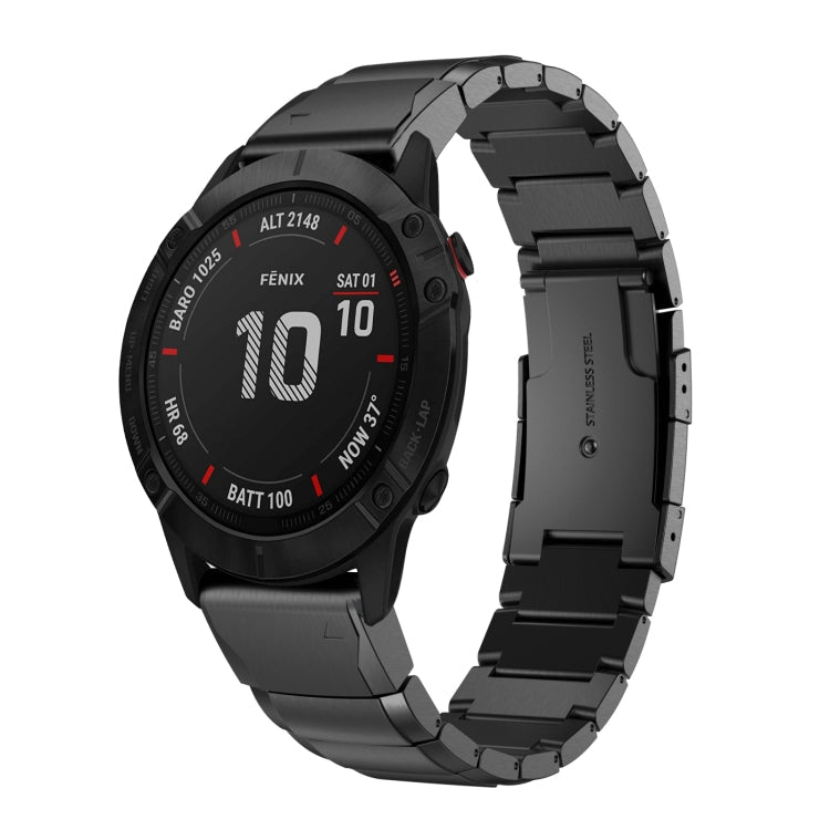 26mm Tortoise Shell Stainless Steel Watch Band, For Garmin Fenix 7X, For Garmin Enduro 2, For Garmin Tactix 7, For Garmin Tactix 7 Pro, For Garmin Fenix 7X Solar, For Garmin Tactix Delta, For Garmin Enduro, For Garmin Fenix 6X, For Garmin Fenix 6X Pro ...