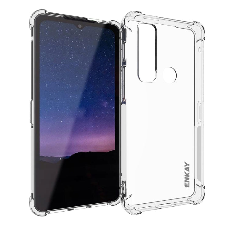 ENKAY Hat-Prince Transparent TPU Shockproof Phone Case, For Motorola Edge 50 Pro 5G, For Motorola Edge 50 Fusion, For Motorola Moto G Stylus 5G 2024, For Motorola Moto G Play 4G 2024, For Motorola Moto G Power 5G 2024, For Motorola Moto G84 5G         ...