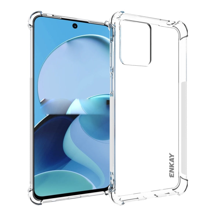 ENKAY Hat-Prince Transparent TPU Shockproof Phone Case, For Motorola Edge 50 Pro 5G, For Motorola Edge 50 Fusion, For Motorola Moto G Stylus 5G 2024, For Motorola Moto G Play 4G 2024, For Motorola Moto G Power 5G 2024, For Motorola Moto G84 5G         ...