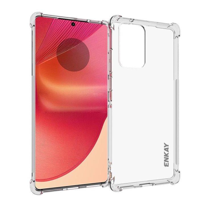 ENKAY Hat-Prince Transparent TPU Shockproof Phone Case, For Motorola Edge 50 Pro 5G, For Motorola Edge 50 Fusion, For Motorola Moto G Stylus 5G 2024, For Motorola Moto G Play 4G 2024, For Motorola Moto G Power 5G 2024, For Motorola Moto G84 5G         ...