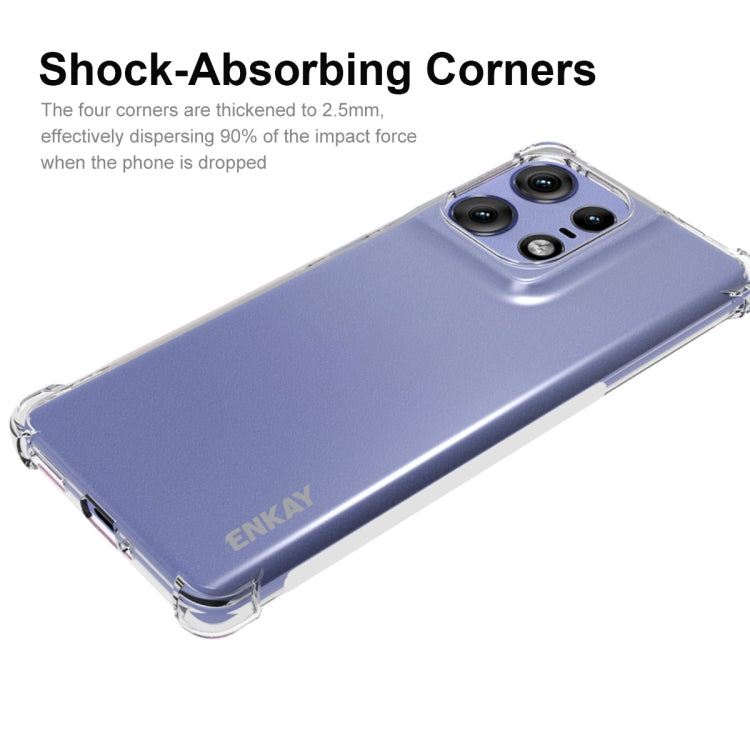 ENKAY Hat-Prince Transparent TPU Shockproof Phone Case, For Motorola Edge 50 Pro 5G, For Motorola Edge 50 Fusion, For Motorola Moto G Stylus 5G 2024, For Motorola Moto G Play 4G 2024, For Motorola Moto G Power 5G 2024, For Motorola Moto G84 5G         ...