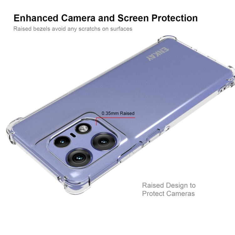 ENKAY Hat-Prince Transparent TPU Shockproof Phone Case, For Motorola Edge 50 Pro 5G, For Motorola Edge 50 Fusion, For Motorola Moto G Stylus 5G 2024, For Motorola Moto G Play 4G 2024, For Motorola Moto G Power 5G 2024, For Motorola Moto G84 5G         ...