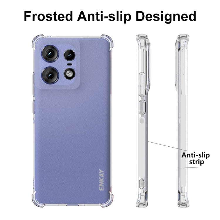 ENKAY Hat-Prince Transparent TPU Shockproof Phone Case, For Motorola Edge 50 Pro 5G, For Motorola Edge 50 Fusion, For Motorola Moto G Stylus 5G 2024, For Motorola Moto G Play 4G 2024, For Motorola Moto G Power 5G 2024, For Motorola Moto G84 5G         ...