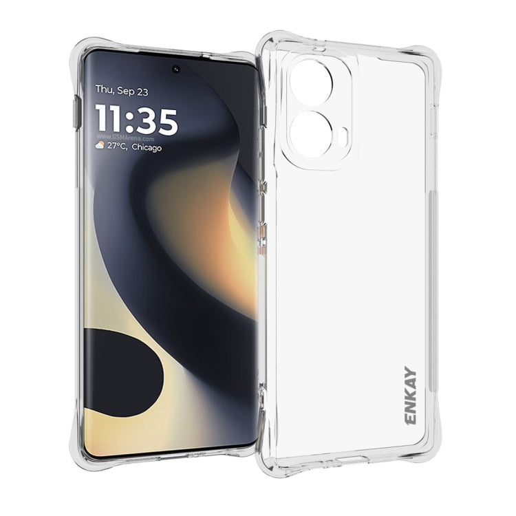 ENKAY Hat-Prince Transparent TPU Shockproof Phone Case, For Motorola Moto G77 / G67 5G, For Motorola Edge 70 Fusion, For Motorola Signature 5G, For Motorola Moto G67 Power 5G, For Motorola Moto G06 4G / Moto G06 Power 4G, For Motorola Edge 70 5G       ...