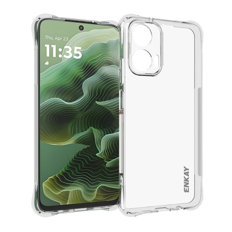 ENKAY Hat-Prince Transparent TPU Shockproof Phone Case, For Motorola Moto G77 / G67 5G, For Motorola Edge 70 Fusion, For Motorola Signature 5G, For Motorola Moto G67 Power 5G, For Motorola Moto G06 4G / Moto G06 Power 4G, For Motorola Edge 70 5G       ...