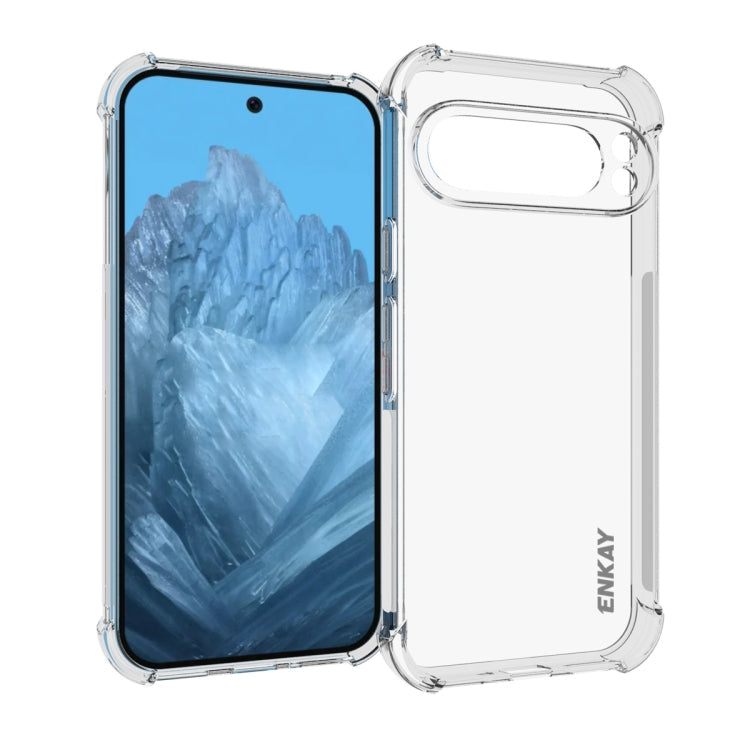 ENKAY Hat-Prince Transparent TPU Shockproof Phone Case, For Google Pixel 10a, For Google Pixel 9a, For Google Pixel 9 Pro, For Google Pixel 9, For Google Pixel 8a, For Google Pixel 8 Pro, For Google Pixel 8