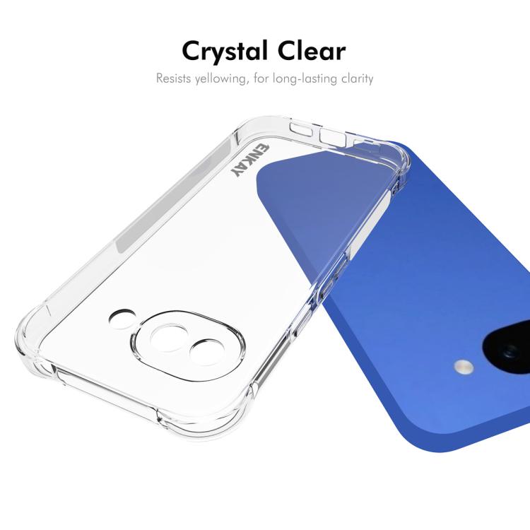 ENKAY Hat-Prince Transparent TPU Shockproof Phone Case, For Google Pixel 10a, For Google Pixel 9a, For Google Pixel 9 Pro, For Google Pixel 9, For Google Pixel 8a, For Google Pixel 8 Pro, For Google Pixel 8