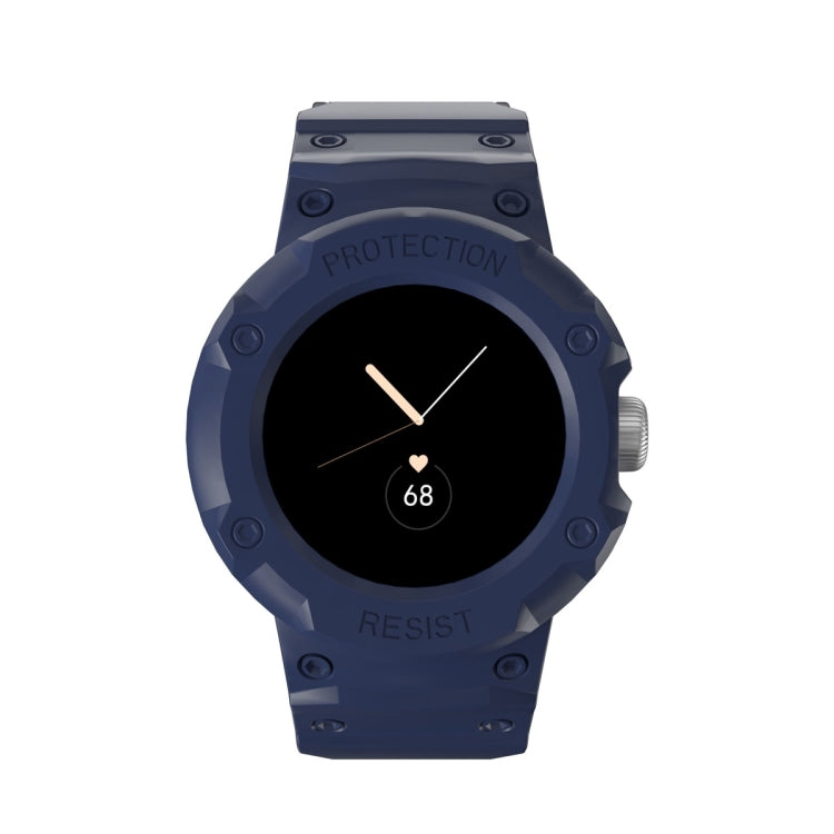 For Google Pixel Watch JUNSUNMAY Integrated TPU Adjustable Elastic Watch Band