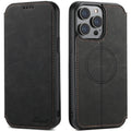 Suteni J06 Multifunctional Leather Magnetic Magsafe Phone Case, For iPhone 12/12 Pro, For iPhone 12 Pro Max, For iPhone 13, For iPhone 13 Pro, For iPhone 13 Pro Max, For iPhone 14, For iPhone 14 Pro, For iPhone 14 Plus