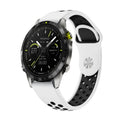 22mm Sports Breathable Silicone Watch Band, For Garmin MARQ Athlete Gen 2, For Garmin Instinct Crossover