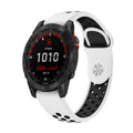 22mm Sports Breathable Silicone Watch Band, For Garmin Fenix 7 Solar, For Garmin Fenix 7 Sapphire Solar