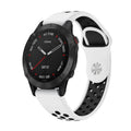 22mm Sports Breathable Silicone Watch Band, For Garmin Fenix 6 Sapphire GPS, For Garmin Fenix 5