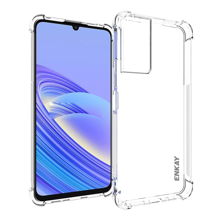 ENKAY Hat-Prince Transparent TPU Shockproof Phone Case, For TCL 503 4G, For TCL 50 LE 4G, For TCL 50 5G, For TCL 50 SE 4G, For TCL 501 4G, For TCL 505 4G, For TCL 40 XE 5G, For TCL 40 SE, For TCL 50 NxtPaper / 50 Pro NxtPaper                           ...