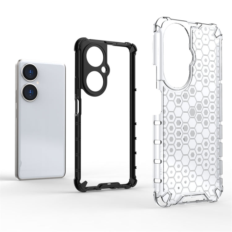 For Huawei Enjoy 60 Pro / nova 11i Shockproof Honeycomb Phone Case(Red)