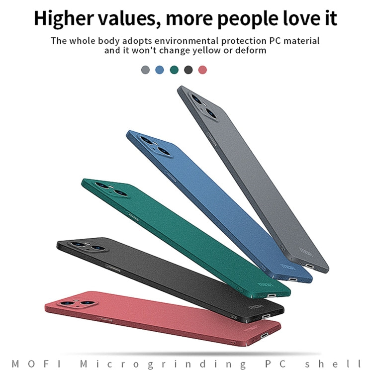 MOFI Fandun Series Frosted PC Ultra-thin All-inclusive Phone Case, For iPhone 15