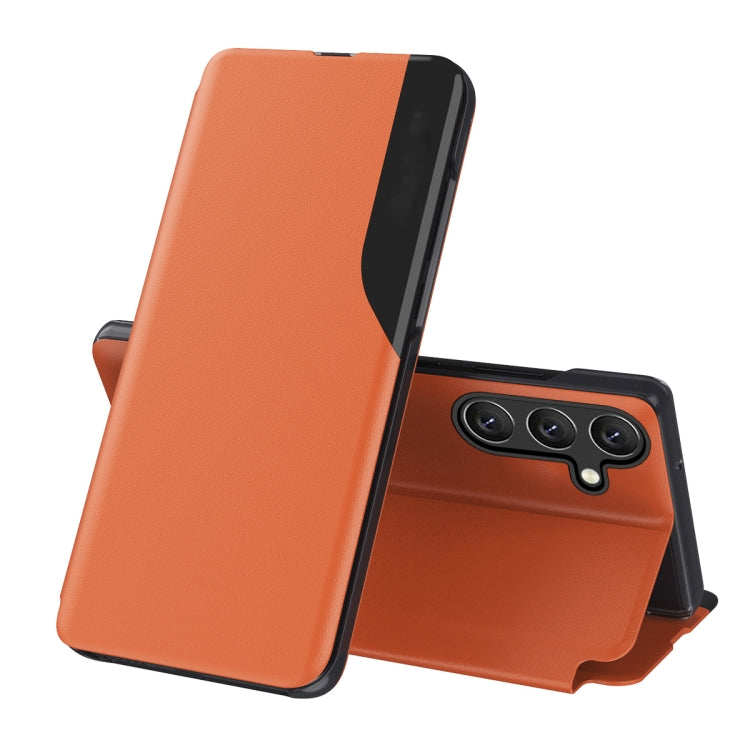 Attraction Flip Holder Leather Phone Case, For Samsung Galaxy S24 Ultra 5G, For Samsung Galaxy S24+ 5G, For Samsung Galaxy S24 5G, For Samsung Galaxy A15