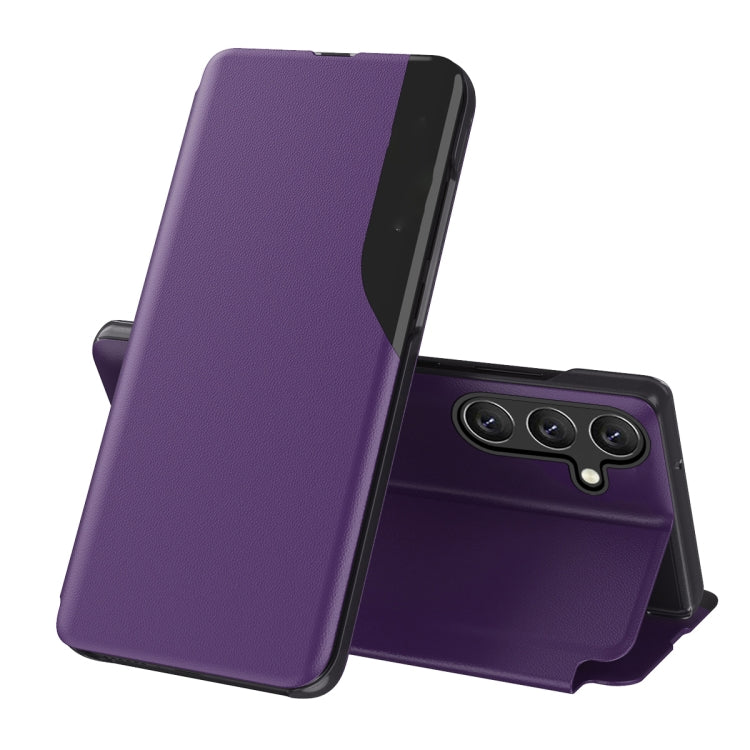 Attraction Flip Holder Leather Phone Case, For Samsung Galaxy A16 5G, For Samsung Galaxy A06 4G, For Samsung Galaxy A55 5G, For Samsung Galaxy A35 5G