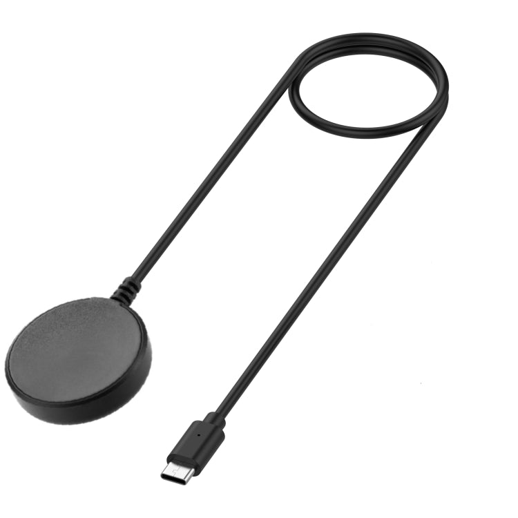 For Samsung Galaxy Watch 6 Classic Magnetic Type-C Interface Watch Charger(Black)
