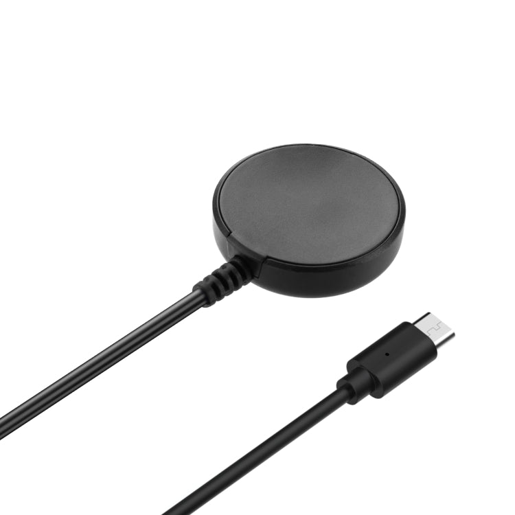 For Samsung Galaxy Watch 6 Classic Magnetic Type-C Interface Watch Charger(Black)