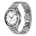 Lron Man Curved Connection Stainless Steel Watch Band, For Samsung Galaxy Watch6 Classic 43 / 47mm, For Samsung Galaxy Watch 6 40 / 44mm, For Samsung Galaxy Watch 5 40 / 44mm, For Samsung Galaxy Watch 5 Pro, For Samsung Galaxy Watch 4 40 / 44mm...