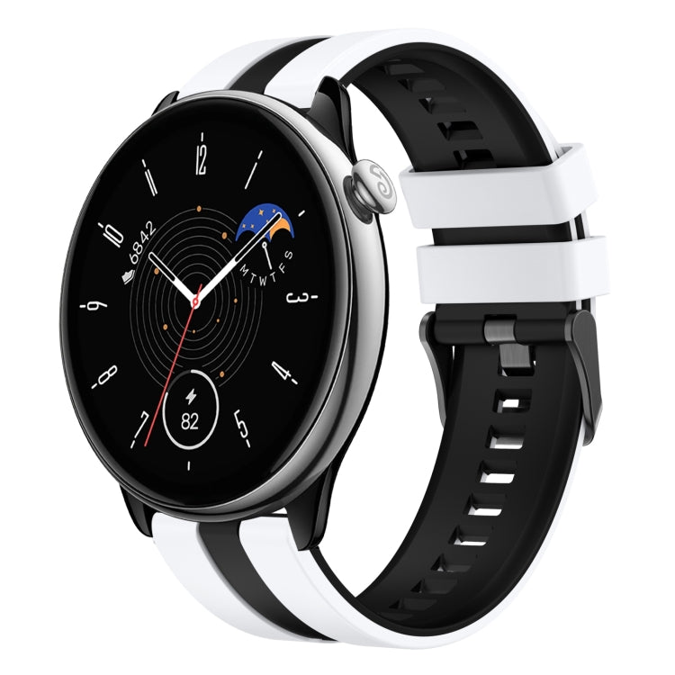 20mm Two-Color Sports Silicone Watch Band, For Amazfit GTR Mini