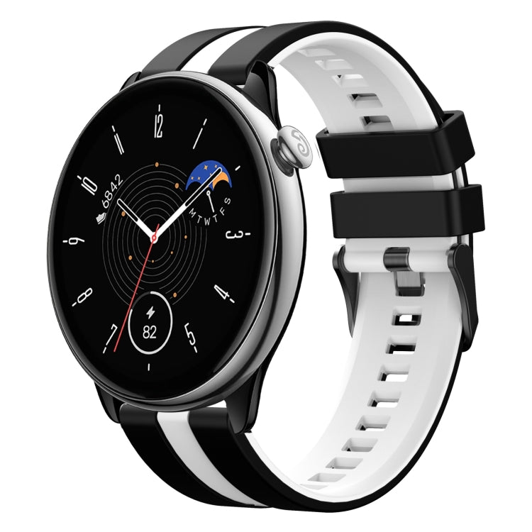 20mm Two-Color Sports Silicone Watch Band, For Amazfit GTR Mini