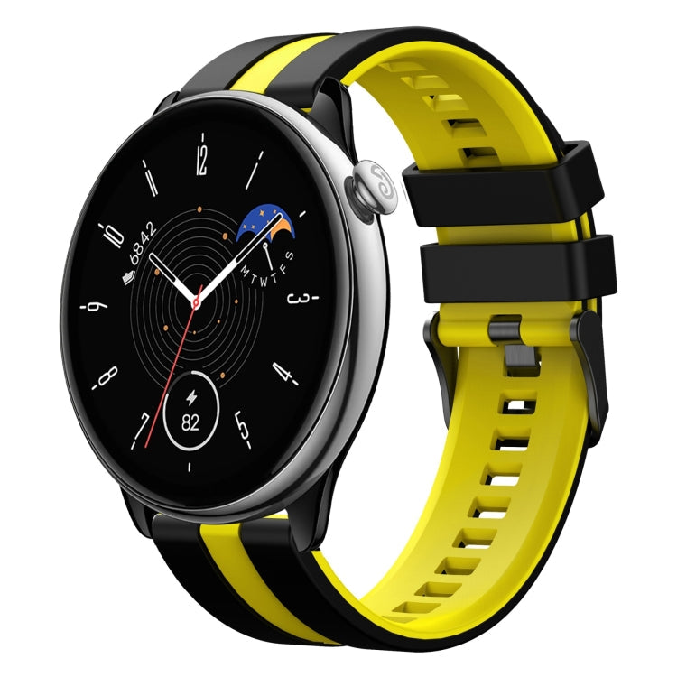 20mm Two-Color Sports Silicone Watch Band, For Amazfit GTR Mini