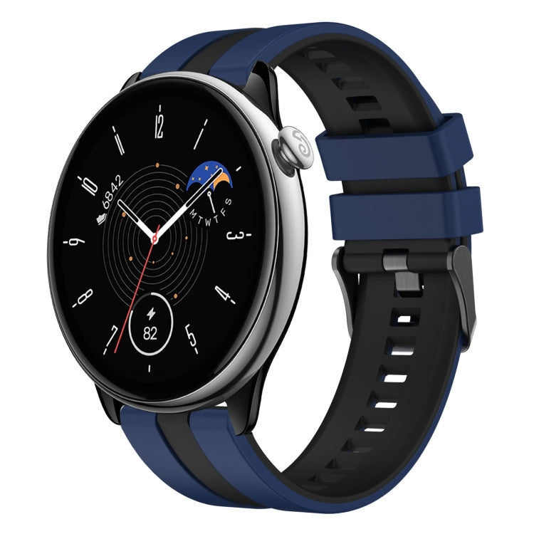 20mm Two-Color Sports Silicone Watch Band, For Amazfit GTR Mini
