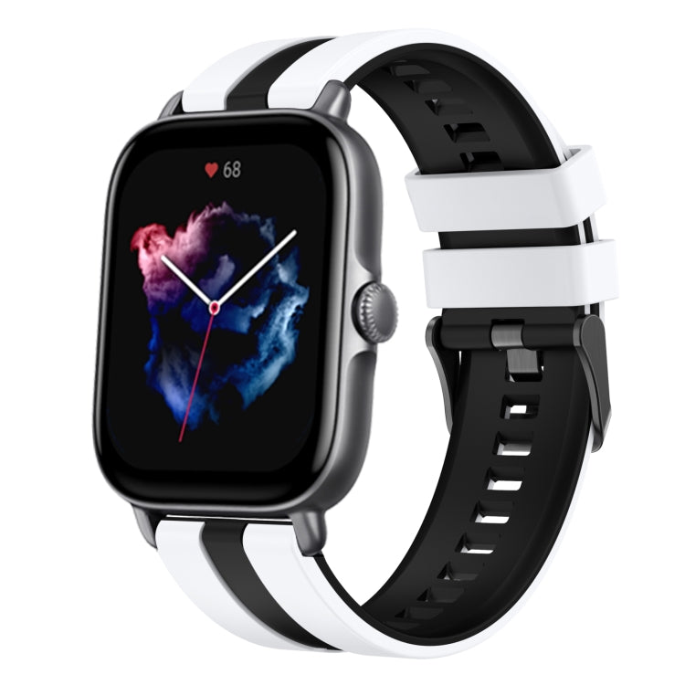 20mm Two-Color Sports Silicone Watch Band, For Amazfit GTS 3