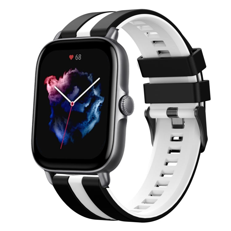 20mm Two-Color Sports Silicone Watch Band, For Amazfit GTS 3