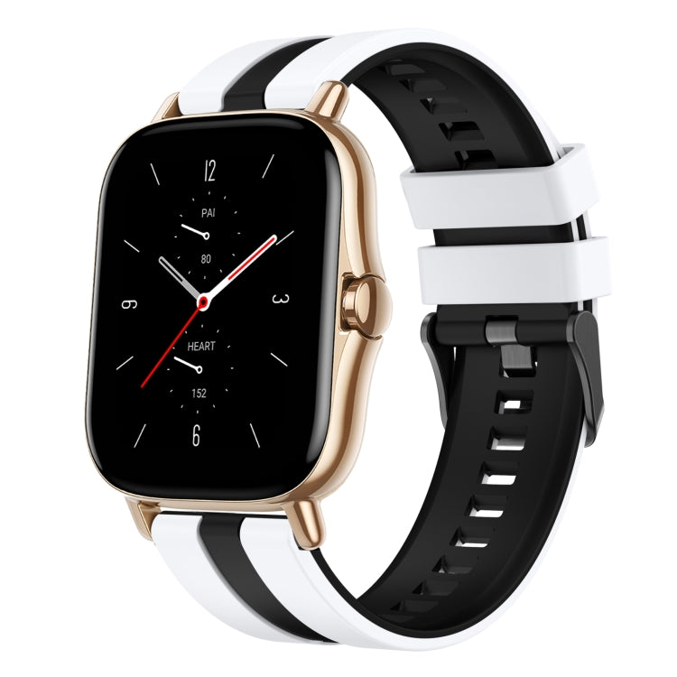 20mm Two-Color Sports Silicone Watch Band, For Amazfit GTS 2