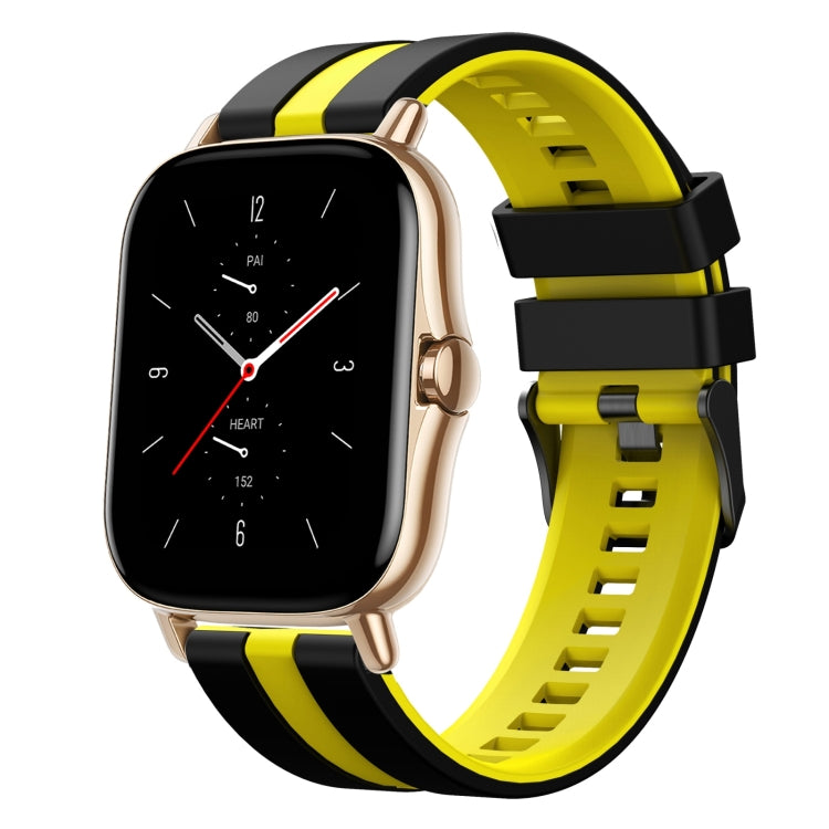 20mm Two-Color Sports Silicone Watch Band, For Amazfit GTS 2