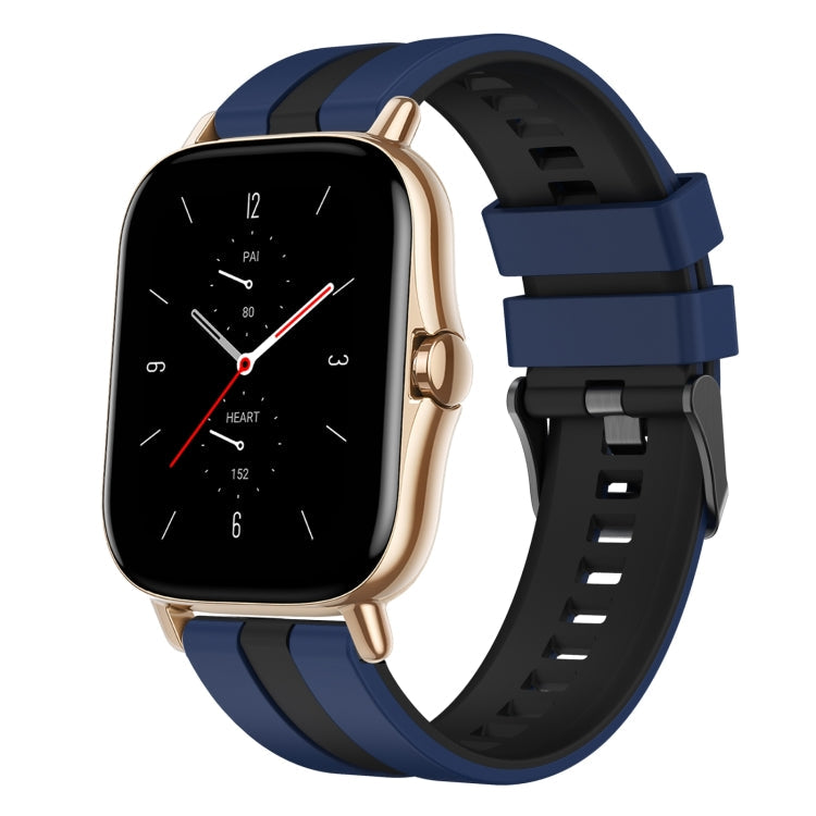 20mm Two-Color Sports Silicone Watch Band, For Amazfit GTS 2