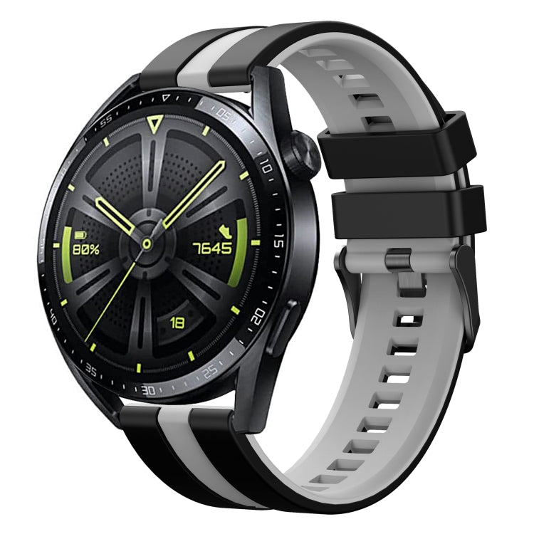 20mm Two-Color Sports Silicone Watch Band, For Amazfit Pop Pro