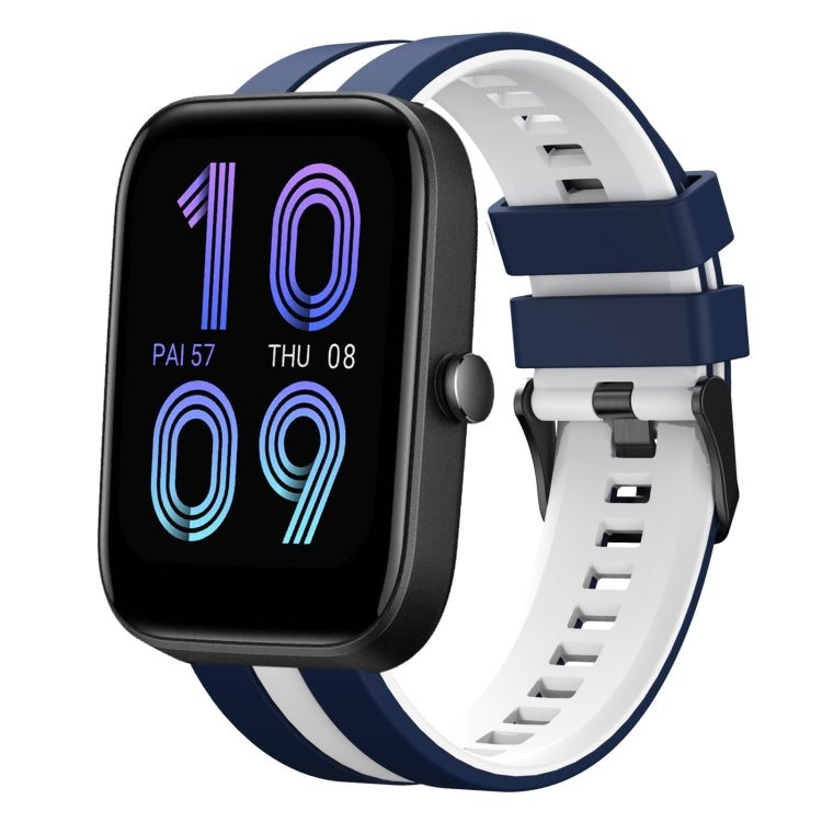 20mm Two-Color Sports Silicone Watch Band, For Amazfit Bip3 Pro