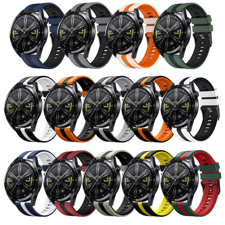 20mm Two-Color Sports Silicone Watch Band, For Amazfit GTS 2