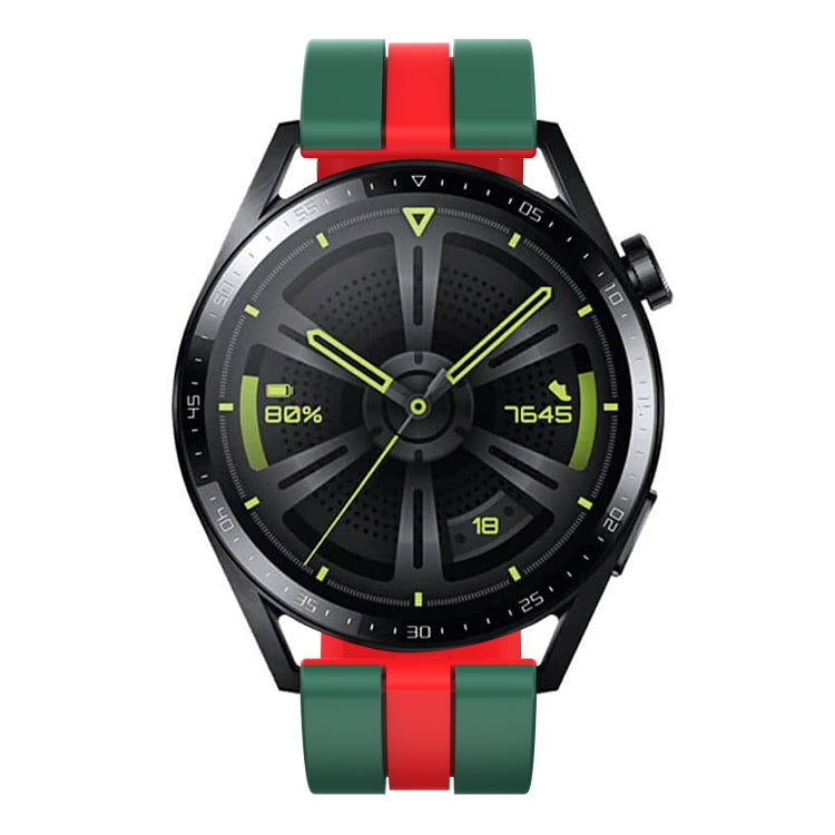 20mm Two-Color Sports Silicone Watch Band, For Amazfit GTS 2E