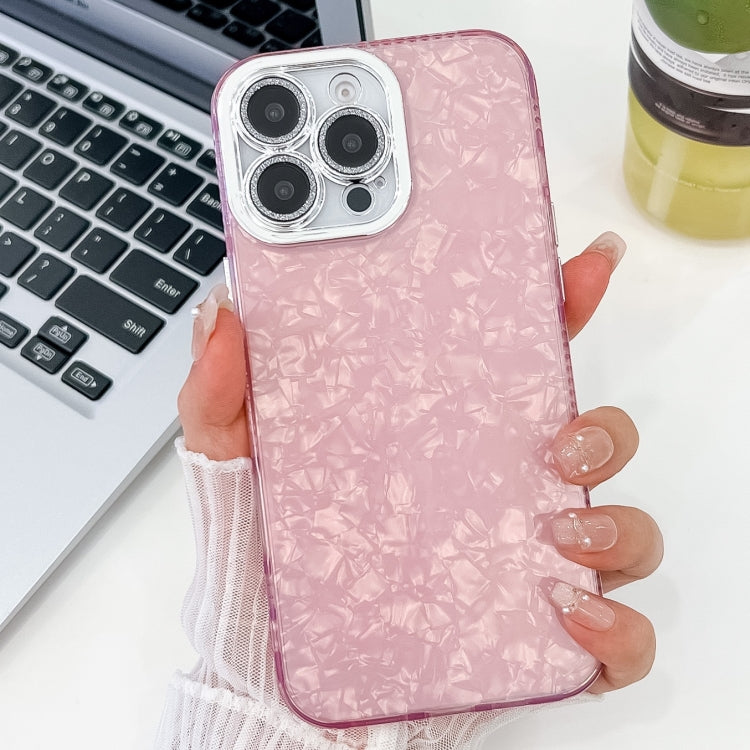 Plating Glitter Texture TPU Phone Case with Lens Film, For iPhone 13 Pro