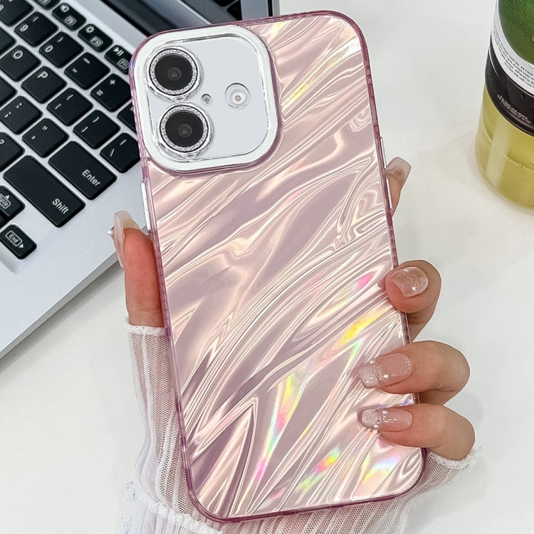 Plating Glitter Texture TPU Phone Case with Lens Film, For iPhone 13 Pro Max